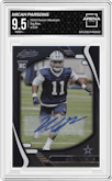Micah Parsons from the 2021 Panini Absolute set graded by Arena Club and given an overall grade of 9.5.