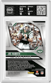 Joe Namath from the 2024 Panini Prizm set graded by Arena Club and given an overall grade of 9.5.
