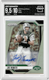 Joe Namath from the 2024 Panini Prizm set graded by Arena Club and given an overall grade of 9.5.