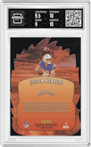 Justin Herbert from the 2021 Panini Phoenix set graded by Arena Club and given an overall grade of 9.5.