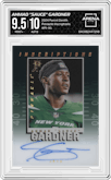 Ahmad "Sauce" Gardner from the 2024 Panini Zenith set graded by Arena Club and given an overall grade of 9.5.