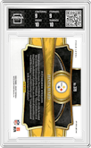 Hines Ward from the 2023 Panini Select set featuring a Cosmic parallel graded by Arena Club and given an overall grade of 9.5.