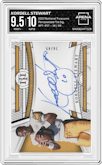 Kordell Stewart from the 2022 Panini National Treasures set graded by Arena Club and given an overall grade of 9.5.