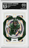 Ahmad "Sauce" Gardner  from the 2024 Panini Photogenic set graded by Arena Club and given an overall grade of 9.5.