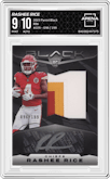 Rashee Rice from the 2023 Panini Black set graded by Arena Club and given an overall grade of 9.