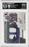 Will Anderson Jr. from the 2023 Panini Zenith set featuring a Copper parallel graded by Arena Club and given an overall grade of 9.5.