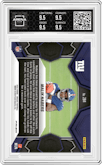 Malik Nabers from the 2024 Panini Mosaic set featuring a Honeycomb parallel graded by Arena Club and given an overall grade of 9.5.