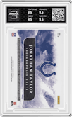 Jonathan Taylor from the 2020 Panini Origins set graded by Arena Club and given an overall grade of 9.5.