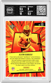 Alvin Kamara from the 2022 Panini Absolute set graded by Arena Club and given an overall grade of 9.5.