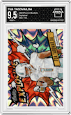 Tua Tagovailoa from the 2024 Panini Absolute set graded by Arena Club and given an overall grade of 9.5.