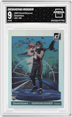 Desmond Ridder from the 2022 Panini Donruss set graded by Arena Club and given an overall grade of 9.