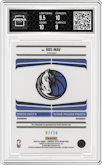  Dereck Lively II/Olivier-Maxence Prosper  from the 2023-24 Donruss Optic set featuring a Gold parallel graded by Arena Club and given an overall grade of 9.5.