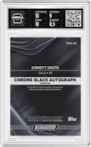 Emmitt Smith from the 2023 Topps Composite set featuring a Refractor parallel graded by Arena Club and given an overall grade of 9.