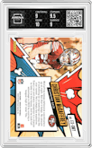 Christian McCaffrey from the 2024 Panini Absolute set graded by Arena Club and given an overall grade of 9.5.