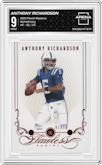 Anthony Richardson from the 2023 Panini Flawless set graded by Arena Club and given an overall grade of 9.