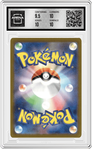 Charizard VSTAR from the 2022 Pokemon SWSH JPN set graded by Arena Club and given an overall grade of 10.