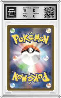 Charizard ex from the 2023 Pokemon SV JPN set graded by Arena Club and given an overall grade of 10.