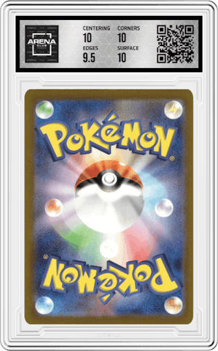 Charizard ex from the 2023 Pokemon SV JPN set graded by Arena Club and given an overall grade of 10.