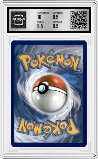 Charizard V from the 2020 Pokemon SWSH set featuring a Champion's Path ETB parallel graded by Arena Club and given an overall grade of 10.