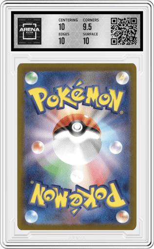 Umbreon ex from the 2024 Pokemon SV JPN set graded by Arena Club and given an overall grade of 10.