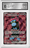 Munkidori ex from the 2024 Pokemon SV set graded by Arena Club and given an overall grade of 10.