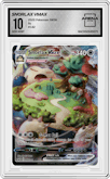 Snorlax VMAX from the 2020 Pokemon SWSH set graded by Arena Club and given an overall grade of 10.