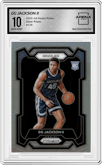 GG Jackson II from the 2023-24 Panini Prizm set featuring a Silver Prizm  parallel graded by Arena Club and given an overall grade of 10.