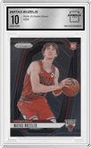 Matas Buzelis from the 2024-25 Panini Prizm set graded by Arena Club and given an overall grade of 10.