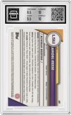 Angel Reese  from the 2023-24 Bowman U Chrome Sapphire set graded by Arena Club and given an overall grade of 10.