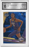  Angel Reese  from the 2023-24 Bowman U Chrome Sapphire set graded by Arena Club and given an overall grade of 10.