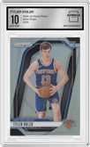 Tyler Kolek from the 2024-25 Panini Prizm set featuring a Silver Prizm parallel graded by Arena Club and given an overall grade of 10.