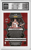 Tyler Herro from the 2022-23 Panini Mosaic set featuring a Choice Peacock parallel graded by Arena Club and given an overall grade of 10.