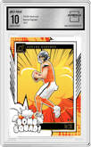 Bo Nix from the 2024 Donruss set graded by Arena Club and given an overall grade of 10.