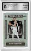 Victor Wembanyama from the 2023-24 Panini Phoenix set featuring a Silver parallel graded by Arena Club and given an overall grade of 10.