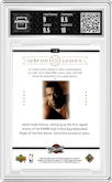 LeBron James from the 2003-04 Upper Deck LeBron James  set graded by Arena Club and given an overall grade of 9.