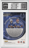 Anthony Richardson from the 2023 Panini Prizm set featuring a Gold parallel graded by Arena Club and given an overall grade of 10.