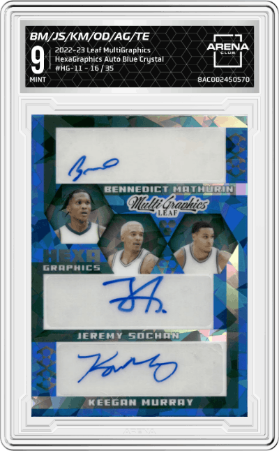 Bennedict Mathurin/Jeremy Sochan/Keegan Murray/Ousmane Dieng/A.J. Griffin/Tari Eason