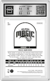 Paolo Banchero from the 2022-23 Panini NBA Hoops set graded by Arena Club and given an overall grade of 10.