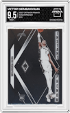 Victor Wembanyama from the 2023-24 Panini Phoenix set graded by Arena Club and given an overall grade of 9.5.
