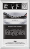 Victor Wembanyama from the 2022-23 Bowman University Best set graded by Arena Club and given an overall grade of 8.5.