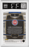 Cade Cunningham from the 2021-22 Panini Select set graded by Arena Club and given an overall grade of 9.5.
