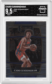 Cade Cunningham from the 2021-22 Panini Select set graded by Arena Club and given an overall grade of 9.5.
