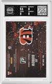 Joe Burrow from the 2020 Panini Donruss set graded by Arena Club and given an overall grade of 8.5.