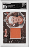Joe Burrow from the 2020 Panini Donruss set graded by Arena Club and given an overall grade of 8.5.