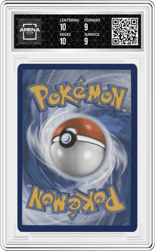 Glaceon V from the 2021 Pokemon SWSH set graded by Arena Club and given an overall grade of 9.5.