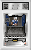 Anthony Richardson from the 2023 Panini Prizm set featuring a Orange Prizm parallel graded by Arena Club and given an overall grade of 10.