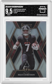 Bijan Robinson from the 2022 Panini Select set graded by Arena Club and given an overall grade of 9.5.