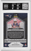Joe Milton III from the 2024 Panini Mosaic set featuring a Genesis parallel graded by Arena Club and given an overall grade of 9.