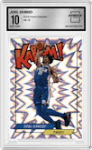 Joel Embiid from the 2018 Panini Kaboom Rewards Multi-Sport set graded by Arena Club and given an overall grade of 10.