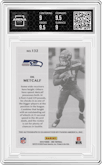 DK Metcalf from the 2019 Panini One set graded by Arena Club and given an overall grade of 9.5.